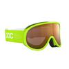 POC POCito Retina Kid's Ski Goggles Partly Sunny Light Orange Lens - Fluorescent Yellow/Green Frame view 2
