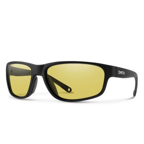 Smith Optics Redding 2 Sunglasses ChromaPop Glass Polarized Low Light Yellow - Matte Black Frame