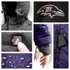 ActionHeat Baltimore Ravens 5V Men's Colorblock Puffer Battery Heated Jacket view 4