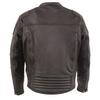 Milwaukee Leather Men's Vented Scooter Jacket with Cool Technology view 1