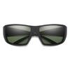 Smith Optics Guide's Choice Sunglasses ChromaPop Polarized Gray Green - Matte Black Frame view 1