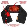 Open Box ActionHeat 7V Battery Heated Cable Knit Wrap Scarf view 3