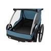 Thule Courier 2-Seat Kids Cargo Bike Trailer - Aegean Blue view 3