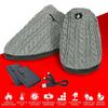 Open Box ActionHeat 5V Battery Heated Cable Knit Slippers view 3