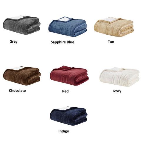 Woolrich Heated Plush to Berber Throw - 60