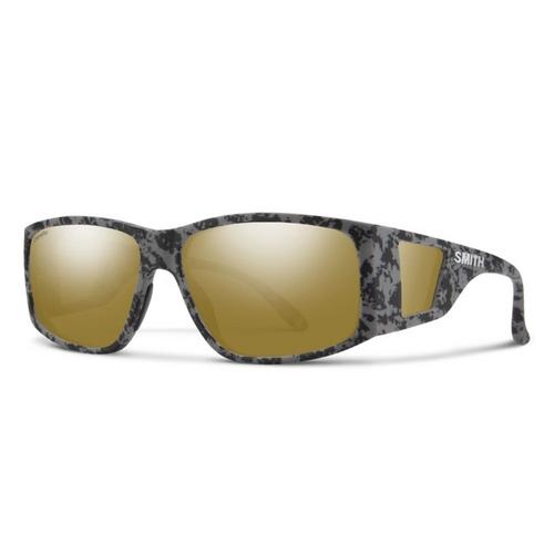 Smith Optics Monroe Peak Sunglasses ChromaPop Polarized Bronze Mirror - Matte Gray Marble Frame