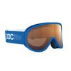 POC POCito Retina Kid's Ski Goggles Partly Sunny Light Orange Lens - Fluorescent Blue Frame view 2