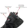 Milwaukee Leather Men's Heated Leather/Textile Winter Gloves with Battery/Harness Wire and i-Touch view 6