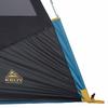 Kelty Discovery Element 4 Person Tent - Iceberg Green/Agean Blue view 3
