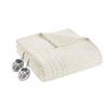 Serta Heated Corded Plush Blanket - Queen view 3