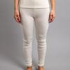 Merino Skins Unisex Long John / Pant - White view 3