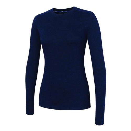 Terramar Women's Thermawool 4.0 Long Sleeve Crew (Grey)