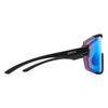 Smith Optics Wildcat Sunglasses ChromaPop Low Light Rose Blue Mirror - Matte Black Frame view 2
