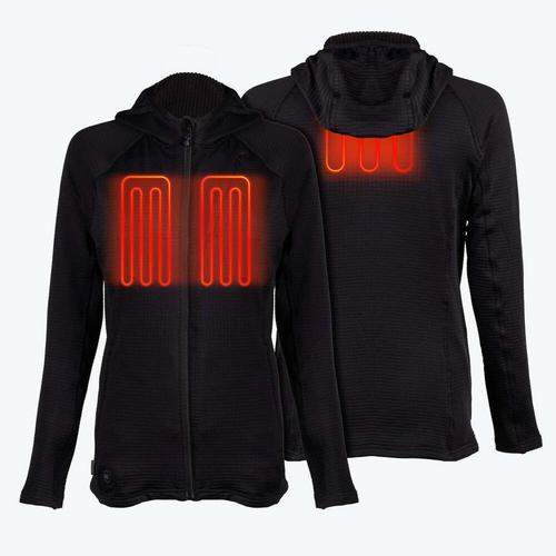 Mobile Warming Women's Element Mid-Layer Full Zip Heated Hoodie