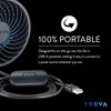 O2 Cool Treva 3.5 Inch USB Powered Fan with Suction Cup - Black view 6