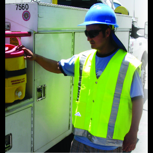 HyperKewl Evaporative Cooling Vest - Traffic Safety ANSI Class II Compliant