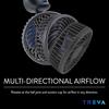O2 Cool Treva 3.5 Inch USB Powered Fan with Suction Cup - Black view 4