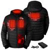 ActionHeat Cleveland Browns 5V Men's Puffer Battery Heated Jacket view 2