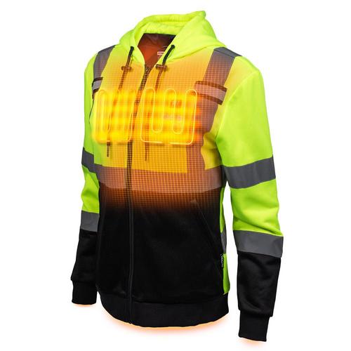Gobi Heat Women's Beam Workwear Heated High-Vis Hoodie