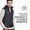 30seven Men's Heated Regular Fit Sleeveless Vest - 5 Volt view 2