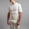 Merino Skins Unisex Short Sleeve Crew Neck - White view 2