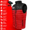 ActionHeat Kansas City Chiefs 5V Men's Colorblock Puffer Battery Heated Vest view 3