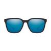 Smith Optics Shoutout Sunglasses ChromaPop Polarized Blue Mirror - Matte Black Frame view 1