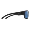 Smith Optics Arvo Sunglasses ChromaPop Polarized Blue Mirror - Matte Black Frame view 2