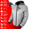 ActionHeat 5V Men's Insulated Puffer Battery Heated Jacket W/ Hood view 3