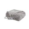 Serta Heated Malea Shaggy Faux Fur Throw - 50