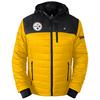 ActionHeat Pittsburgh Steelers 5V Men's Colorblock Puffer Battery Heated Jacket view 1