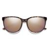 Smith Optics Lake Shasta Sunglasses ChromaPop Polarized Rose Gold Mirror - Tortoise Frame view 1