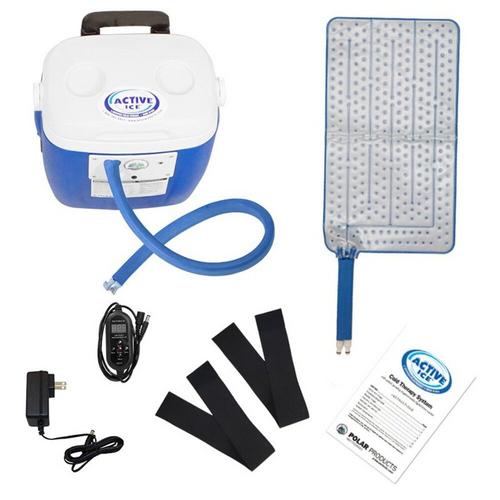 Polar Products Active Ice 3.0 Full Circumference Knee Compression Cold Therapy System, 16-Quart Cooling Reservoir