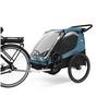 Thule Courier 2-Seat Kids Cargo Bike Trailer - Aegean Blue view 1