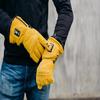 Open Box ActionHeat 7V Rugged Leather Heated Work Gloves view 3