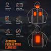 Kemimoto Men's Classic Heated Warm Jacket with Fleece (Size XL) view 4