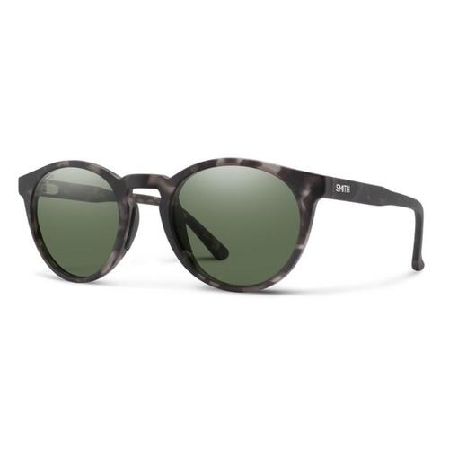 Smith Optics Westward Sunglasses ChromaPop Polarized Gray Green - Matte Gray Tortoise Frame