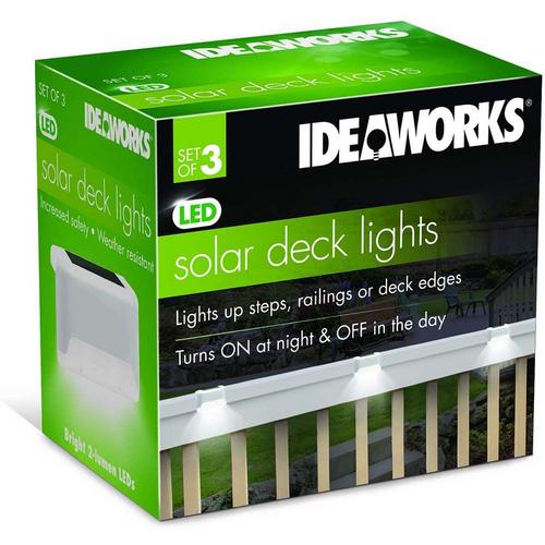 Jobar IdeaWorks Automatic Solar Deck Wireless Path Lights