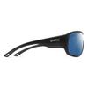 Smith Optics Spinner Sunglasses ChromaPop Polarized Blue Mirror - Matte Black Frame view 2