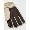 Hestra Men's Raggwool Deerskin Knitted Gloves view 2