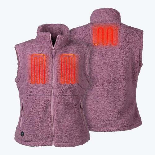 Mobile Warming Women's Upland Sherpa Heated Vest