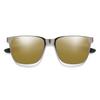Smith Optics Lowdown Metal Sunglasses ChromaPop Polarized Bronze Mirror - Brushed Gunmetal Frame view 1