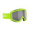 POC POCito Iris Kid's Ski Goggles Partly Sunny Silver Lens - Fluorescent Yellow/Green Frame view 2