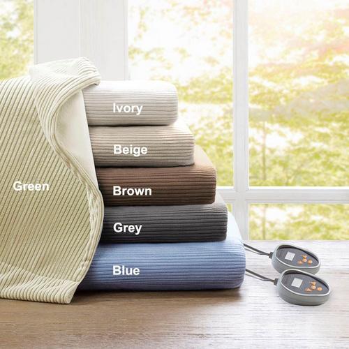 Beautyrest Electric Micro Fleece Heated Blanket - Twin