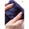 Heat Holders Women's Snowdrop Original Cream Block Twist Crew Socks - Berry view 3