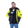 Radians 3-in-1 Class 3 Hi-Vis Soft Shell Bomber Jacket with Inner Heated Vest view 3
