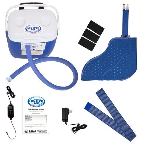 Polar Products Active Ice Full Coverage Foot and Ankle Cold Therapy System, 16-Quart Cooling Reservoir