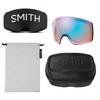 Smith Optics 4D Mag XL Goggles ChromaPop Sun Green Mirror - Black Frame view 4