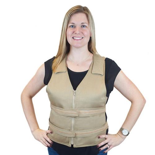 Polar Products Cool58 Phase Change Adjustable Front Zipper Cooling Vest for Size M/L