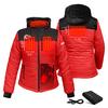 ActionHeat Kansas City Chiefs 5V Women's Colorblock Puffer Battery Heated Jacket view 2